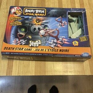 Angry Birds Star Wars Jenga "Death Star" Game by Hasbro Board Game - InComplete